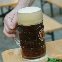 Frankford Hall beer garden.